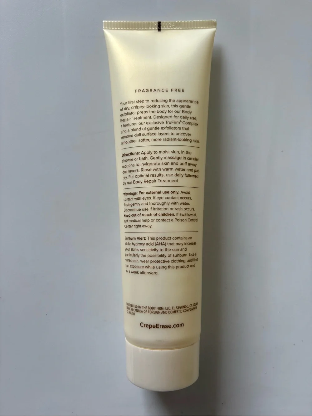 Crepe Erase Body Refining Exfoliant 10 Ounces New
